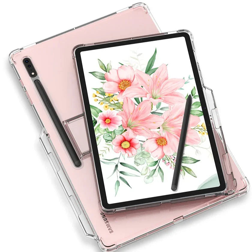 Araree Flexield Sp Case For Samsung Tab S8 Ultra - Clear - Tashqila Araree Flexield Sp Case For Samsung Tab S8 Ultra - Clear - Tashqila